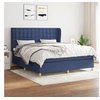 Image de Boxspring met matras stof blauw 160x200 cm3128859