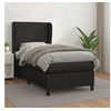 Image de Boxspring met matras kunstleer zwart 90x200 cm3128889
