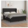 Image de Boxspring met matras kunstleer zwart 160x200 cm3128919