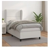 Image de Boxspring met matras kunstleer wit 100x200 cm3128956
