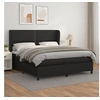 Image de Boxspring met matras kunstleer zwart 180x200 cm3128985