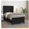 Image de Boxspring met matras kunstleer zwart 80x200 cm3128997