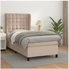 Image de Boxspring met matras kunstleer cappuccinokleurig 90x200 cm3129014