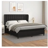 Image de Boxspring met matras kunstleer zwart 160x200 cm3129039