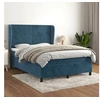 Image de Boxspring met matras fluweel donkerblauw 140x190 cm3129091