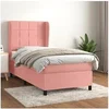 Image de Boxspring met matras fluweel roze 80x200 cm3129182