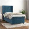 Image de Boxspring met matras fluweel donkerblauw 90x190 cm3129187