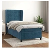 Image de Boxspring met matras fluweel donkerblauw 100x200 cm3129199