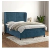 Image de Boxspring met matras fluweel donkerblauw 140x200 cm3129277