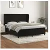 Image de Boxspring met matras fluweel zwart 160x200 cm3129281