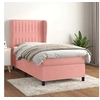 Image de Boxspring met matras fluweel roze 100x200 cm3129320