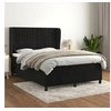 Image de Boxspring met matras fluweel zwart 140x190 cm3129329