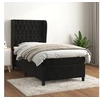 Image de Boxspring met matras fluweel zwart 90x190 cm3129365