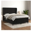 Image de Boxspring met matras fluweel zwart 140x200 cm3129395