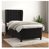 Image de Boxspring met matras fluweel zwart 90x190 cm3129425