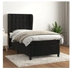 Image de Boxspring met matras fluweel zwart 90x200 cm3129431