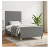 Image de Bedframe zonder matras 90x190 cm stof donkergrijs3124856