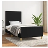 Image de Bedframe zonder matras 90x200 cm stof zwart3124865