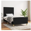 Image de Bedframe zonder matras 100x200 cm stof zwart3124873