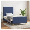 Image de Bedframe zonder matras 100x200 cm stof blauw3124877
