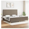 Image de Bedframe zonder matras stof taupe 200x200 cm3124923