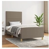 Image de Bedframe zonder matras 100x200 cm stof taupe3124956
