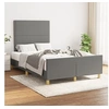 Image de Bedframe zonder matras 120x200 cm stof donkergrijs3124961