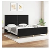 Image de Bedframe zonder matras stof zwart 180x200 cm3124994