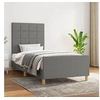 Image de Bedframe zonder matras 80x200 cm stof donkergrijs3125010