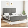 Image de Bedframe zonder matras stof donkergrijs 160x200 cm3125066