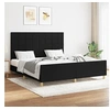 Image de Bedframe zonder matras stof zwart 160x200 cm3125067