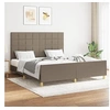 Image de Bedframe zonder matras stof taupe 160x200 cm3125069