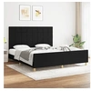 Image de Bedframe zonder matras stof zwart 180x200 cm3125075