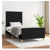 Image de Bedframe zonder matras 80x200 cm stof zwart3125092