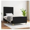 Image de Bedframe zonder matras 90x200 cm stof zwart3125108
