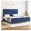 Image de Bedframe zonder matras stof blauw 160x200 cm3125152