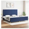 Image de Bedframe zonder matras stof blauw 200x200 cm3125168