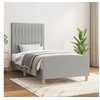Image de Bedframe zonder matras 80x200 cm stof lichtgrijs3125171