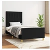 Image de Bedframe zonder matras 90x200 cm stof zwart3125189