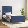Image de Bedframe zonder matras 90x200 cm stof blauw3125193