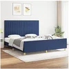 Image de Bedframe zonder matras stof blauw 180x200 cm3125241