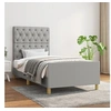 Image de Bedframe zonder matras 80x200 cm stof lichtgrijs3125252