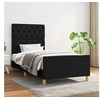 Image de Bedframe zonder matras 80x200 cm stof zwart3125254