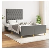Image de Bedframe zonder matras 120x200 cm stof donkergrijs3125285