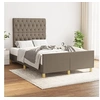 Image de Bedframe zonder matras 120x200 cm stof taupe3125288