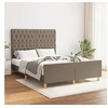 Image de Bedframe zonder matras stof taupe 140x200 cm3125304