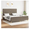 Image de Bedframe zonder matras stof taupe 160x200 cm3125312