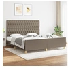 Image de Bedframe zonder matras stof taupe 180x200 cm3125320