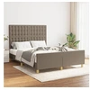 Image de Bedframe zonder matras stof taupe 140x190 cm3125377