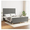 Image de Bedframe zonder matras stof donkergrijs 140x200 cm3125382